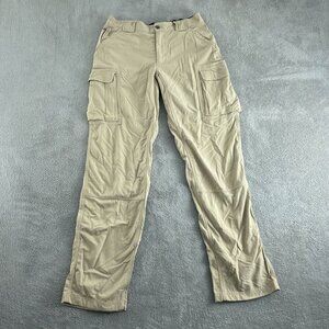 Duluth Trading Co Cargo Pants L 36 Tan Nylon Mens Outdoor Wear  5258